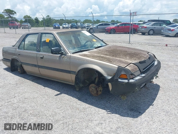 1986 Honda Accord with VIN 1HGBA7432GA013759, listed as a IAAI auction lot 42567885 with 185,546 mi miles and . Bid and sale history available at DreamBid. Image 1.