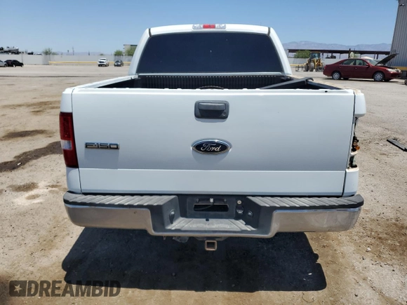 2006 Ford F-150 XLT с VIN 1FTRW12W16KB23901, выставлен на аукционе Copart как лот 61093795 с пробегом 164 084 миль миль и Списание • Salvage title. История ставок и продаж доступна на DreamBid. Изображение 6.