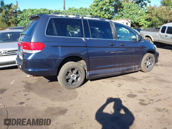 2008 Honda Odyssey Touring with VIN 5FNRL38818B021382, listed as a IAAI auction lot 41116757 with 6,894 mi miles. Bid and sale history available at carsss.com. Image 4.