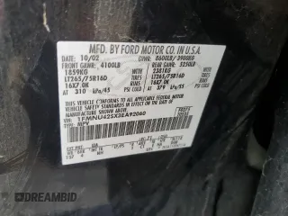 2003 Ford Excursion Limited z VIN 1FMNU42SX3EA92060, wystawiony jako Copart lot #58621835 z przebiegiem 158 157 mil mil oraz Tytuł czysty. Historia ofert i sprzedaży dostępna na DreamBid. Obrazek 13.