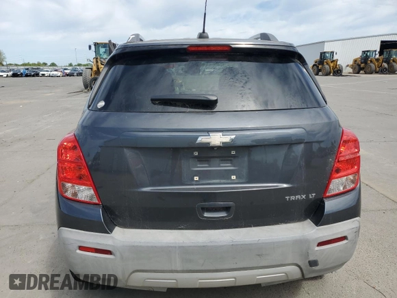 2016 Chevrolet Trax LT with VIN 3GNCJLSB6GL158955, listed as a Copart auction lot 52743815 with 125,487 mi miles and Clean Title. Bid and sale history available at DreamBid. Image 6.