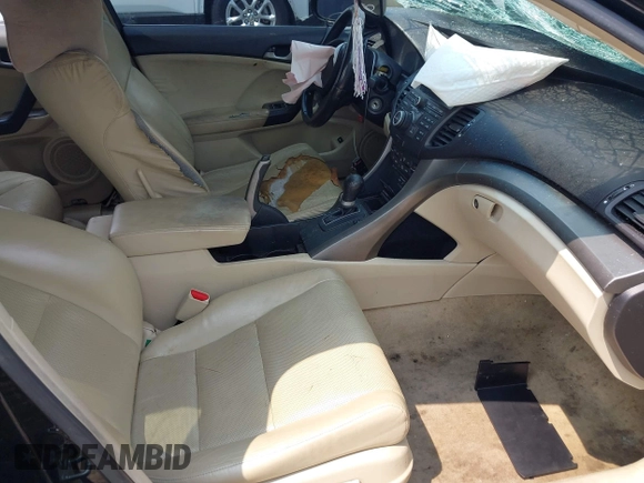 2010 Acura TSX with VIN JH4CU2F67AC016221, listed as a IAAI auction lot 42405766 with Not provided miles and . Bid and sale history available at DreamBid. Image 5.