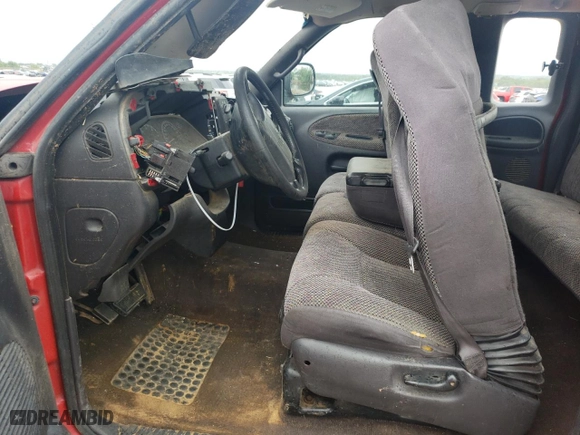 2000 Dodge Ram 1500 with VIN 1B7HC13Z6YJ179659, listed as a Copart auction lot 63412124 with 0 mi miles and Salvage Title. Bid and sale history available at carsss.com. Image 7.