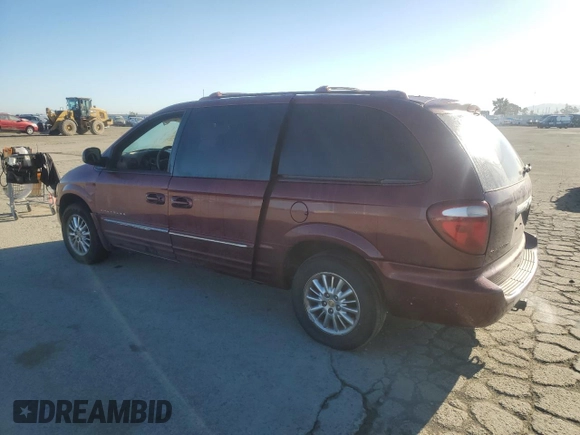 2001 Chrysler Town & Country Limited with VIN 2C8GP64L31R234088, listed as a Copart auction lot 50024265 with 141,556 mi miles and Salvage Title. Bid and sale history available at carsss.com. Image 2.