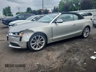 2013 Audi A5 Premium with VIN WAUCFAFH5DN004615, listed as a Copart auction lot 64111575 with 93,917 mi miles and Salvage title. Bid and sale history available at DreamBid. Image 1.