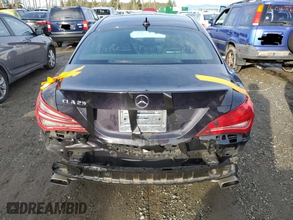2015 Mercedes-Benz CLA 250 with VIN WDDSJ4EB3FN189378, listed as a Copart auction lot 79760243 with 60,225 mi miles and . Bid and sale history available at DreamBid. Image 6.