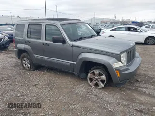 2012 Jeep Liberty Sport with VIN 1C4PJMAK4CW108819, listed as a IAAI auction lot 40711488 with 93,541 mi miles. Bid and sale history available at carsss.com. Image 1.