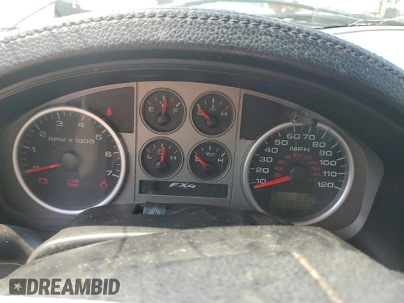 2008 Ford F-150 XLT z VIN 1FTPW14VX8FA70509, wystawiony jako Copart lot #58665115 z przebiegiem 257 598 mil mil oraz Szkoda całkowita • Salvage title. Historia ofert i sprzedaży dostępna na DreamBid. Obrazek 9.