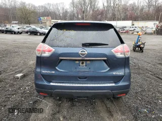 2016 Nissan Rogue SV with VIN JN8AT2MV5GW154339, listed as a Copart auction lot 50191385 with 225,321 mi miles and Salvage Title. Bid and sale history available at DreamBid. Image 6.