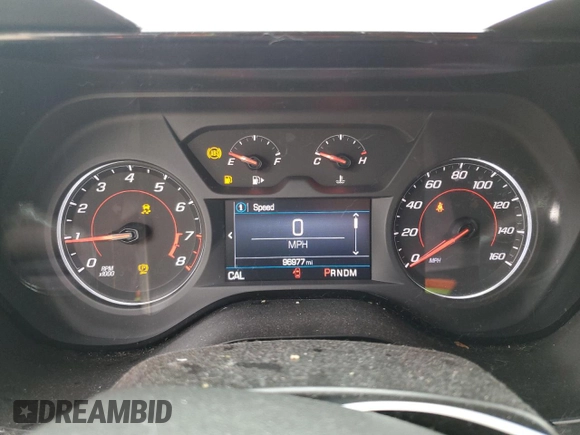 2019 Chevrolet Camaro 1LT with VIN 1G1FB3DS1K0128647, listed as a Copart auction lot 43803775 with 96,977 mi miles and Non Repairable. Bid and sale history available at carsss.com. Image 9.