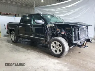 2018 Chevrolet Silverado 1500 LTZ with VIN 3GCUKSEC5JG357391, listed as a Copart auction lot 47824265 with 122,377 mi miles and Salvage Title. Bid and sale history available at DreamBid. Image 4.