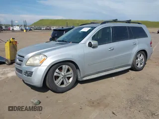 2009 Mercedes-Benz GL-Class 4.6L with VIN 4JGBF71E99A530173, listed as a IAAI auction lot 42055905 with 265,254 mi miles. Bid and sale history available at carsss.com. Image 2.
