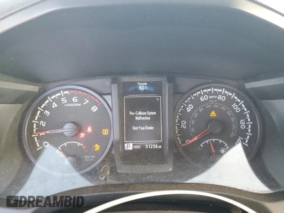 2022 Toyota Tacoma SR z VIN 3TYRX5GN1NT036290, wystawiony jako Copart lot #48055945 z przebiegiem 51 256 mil mil oraz Szkoda całkowita • Salvage title. Historia ofert i sprzedaży dostępna na DreamBid. Obrazek 9.
