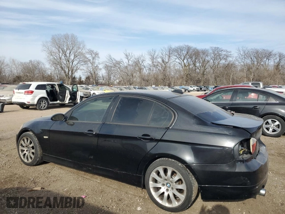 2007 BMW 3 Series 335xi with VIN WBAVD53557A008806, listed as a Copart auction lot 44773525 with 181,583 mi miles and Salvage Title. Bid and sale history available at carsss.com. Image 2.