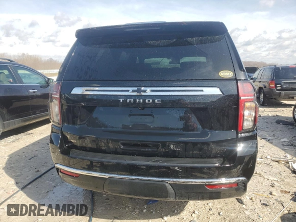 2023 Chevrolet Tahoe LS с VIN 1GNSKMKD9PR107491, выставлен на аукционе Copart как лот 51268465 с пробегом 52 053 миль миль и Списание • Salvage title. История ставок и продаж доступна на DreamBid. Изображение 6.