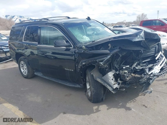2020 Chevrolet Tahoe LT with VIN 1GNSKBKC0LR213608, listed as a IAAI auction lot 41846607 with 89,486 mi miles. Bid and sale history available at carsss.com. Image 1.
