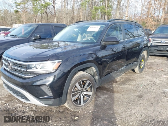 2021 Volkswagen Atlas SE with VIN 1V2DP2CA5MC545191, listed as a IAAI auction lot 41464429 with 90,350 mi miles and . Bid and sale history available at DreamBid. Image 2.