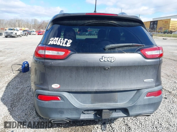 2018 Jeep Cherokee Latitude Plus with VIN 1C4PJLLXXJD606504, listed as a IAAI auction lot 41731085 with 95,569 mi miles. Bid and sale history available at carsss.com. Image 16.