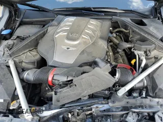 2018 Genesis G90 5.0L Ultimate with VIN KMHG54JH9JU042183, listed as a Copart auction lot 55132764 with 33,969 mi miles and Salvage Title. Bid and sale history available at carsss.com. Image 11.