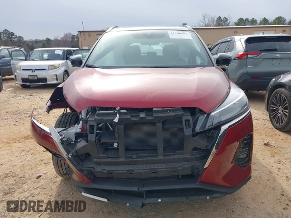 2023 Nissan Kicks SR with VIN 3N1CP5DV8PL543320, listed as a IAAI auction lot 41740691 with 20,112 mi miles and . Bid and sale history available at DreamBid. Image 13.