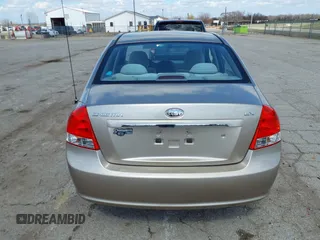 2008 Kia Spectra SX with VIN KNAFE121985552051, listed as a IAAI auction lot 41887222 with 45,308 mi miles. Bid and sale history available at carsss.com. Image 16.