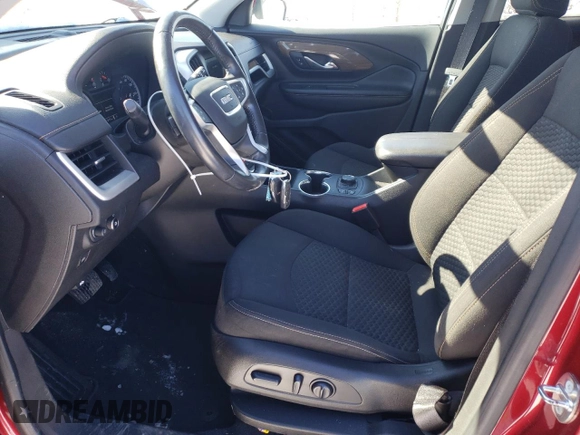 2018 GMC Terrain SLE with VIN 3GKALMEV3JL354854, listed as a Copart auction lot 45855925 with 57,327 mi miles and Clean Title. Bid and sale history available at carsss.com. Image 7.
