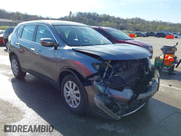 2015 Nissan Rogue SV with VIN KNMAT2MV2FP515336, listed as a IAAI auction lot 41892007 with 136,466 mi miles and . Bid and sale history available at carsss.com. Image 1.