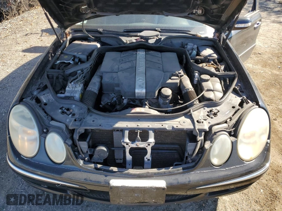 2003 Mercedes-Benz E-Class 3.2L with VIN WDBUF65J03A281430, listed as a Copart auction lot 77086054 with 121,080 mi miles and Salvage Title. Bid and sale history available at carsss.com. Image 12.
