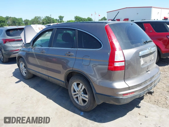 2011 Honda CR-V EX-L with VIN 5J6RE4H72BL100551, listed as a IAAI auction lot 41986197 with 210,917 mi miles. Bid and sale history available at carsss.com. Image 3.