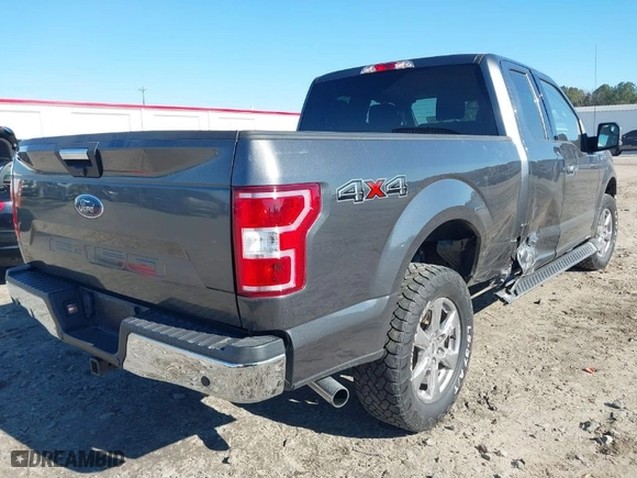 2018 Ford F-150 XL with VIN 1FTEX1EB9JFE69233, listed as a IAAI auction lot 41289248 with 167,102 mi miles. Bid and sale history available at carsss.com. Image 4.