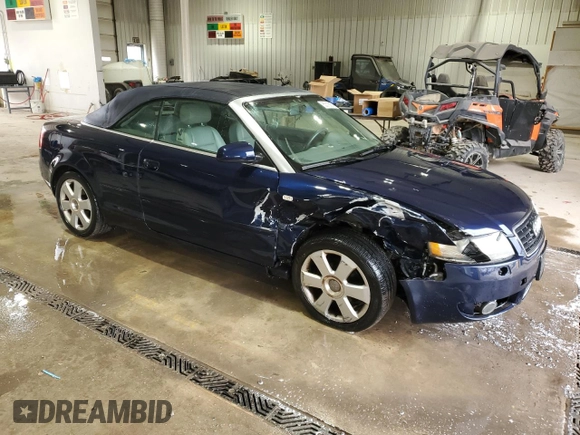 2005 Audi A4 1.8T with VIN WAUAC48H85K009633, listed as a Copart auction lot 85316874 with 97,936 mi miles and Salvage Title. Bid and sale history available at carsss.com. Image 4.