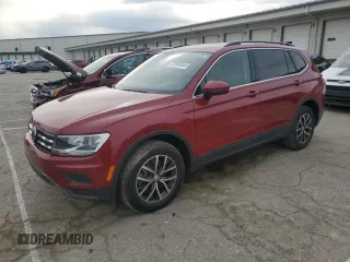 2019 Volkswagen Tiguan SE with VIN 3VV2B7AX0KM141613, listed as a Copart auction lot 51984065 with 45,125 mi miles and Salvage Title. Bid and sale history available at DreamBid. Image 1.