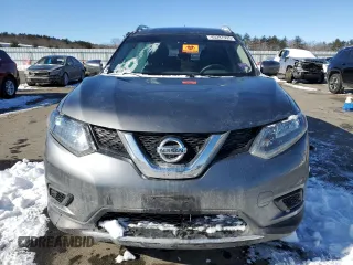 2016 Nissan Rogue SV with VIN JN8AT2MV3GW153593, listed as a Copart auction lot 45297925 with Not Provided miles and Salvage Title. Bid and sale history available at DreamBid. Image 5.