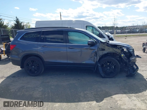 2022 Honda Pilot Special Edition with VIN 5FNYF6H25NB096680, listed as a IAAI auction lot 42057505 with 46,673 mi miles and . Bid and sale history available at DreamBid. Image 13.