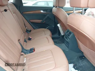 2024 Audi Q5 Premium with VIN WA1ABAFY4R2004405, listed as a IAAI auction lot 42011983 with 22,376 mi miles. Bid and sale history available at carsss.com. Image 8.