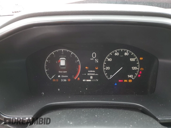 2025 Honda CR-V EX-L with VIN 7FARS4H72SE012296, listed as a Copart auction lot 50928565 with 5,044 mi miles and Salvage Title. Bid and sale history available at DreamBid. Image 9.