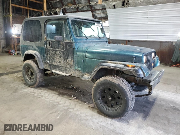 1994 Jeep Wrangler z VIN 1J4FY29S2RP471794, wystawiony jako Copart lot #47488005 z przebiegiem 165 900 mil mil oraz Nie do naprawy • Non repairable. Historia ofert i sprzedaży dostępna na DreamBid. Obrazek 4.