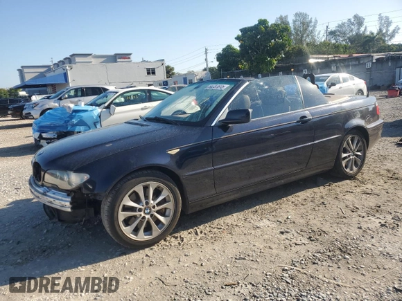2006 BMW 3 Series 330Ci with VIN WBABW53446PZ40172, listed as a Copart auction lot 50737615 with 120,332 mi miles and Salvage Title. Bid and sale history available at carsss.com. Image 1.