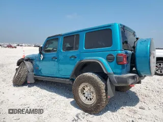 2024 Jeep Wrangler Rubicon X with VIN 1C4RJXFG1RW180410, listed as a Copart auction lot 58039785 with 3,381 mi miles and Salvage title. Bid and sale history available at DreamBid. Image 2.