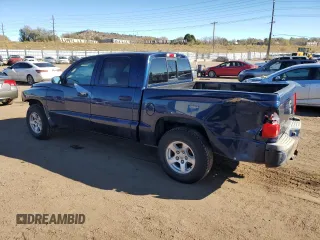 2007 Dodge Dakota SLT with VIN 1D7HW48P57S199996, listed as a Copart auction lot 80783804 with 180,220 mi miles and Salvage Title. Bid and sale history available at carsss.com. Image 2.