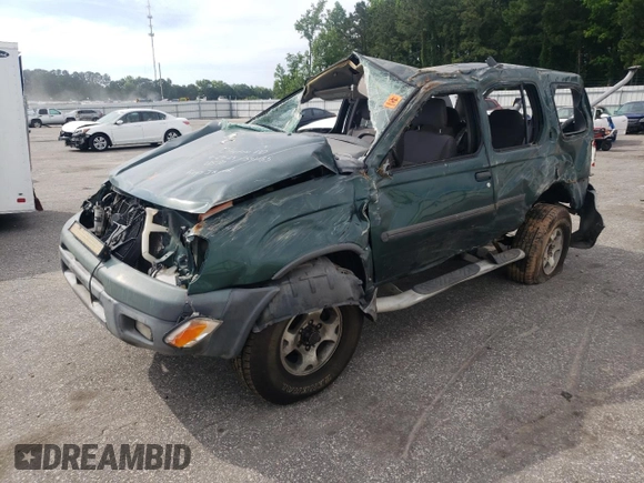 2001 Nissan Xterra XE with VIN 5N1ED28Y31C541085, listed as a Copart auction lot 57450195 with Not provided miles and Salvage title. Bid and sale history available at DreamBid. Image 1.