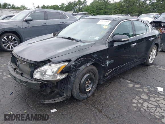 2014 Nissan Maxima S with VIN 1N4AA5AP3EC449114, listed as a IAAI auction lot 42691339 with 61,663 mi miles and . Bid and sale history available at DreamBid. Image 6.