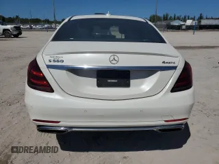 2018 Mercedes-Benz S 560 with VIN WDDUG8GB5JA391893, listed as a Copart auction lot 49746935 with 34,201 mi miles and Salvage Title. Bid and sale history available at carsss.com. Image 6.