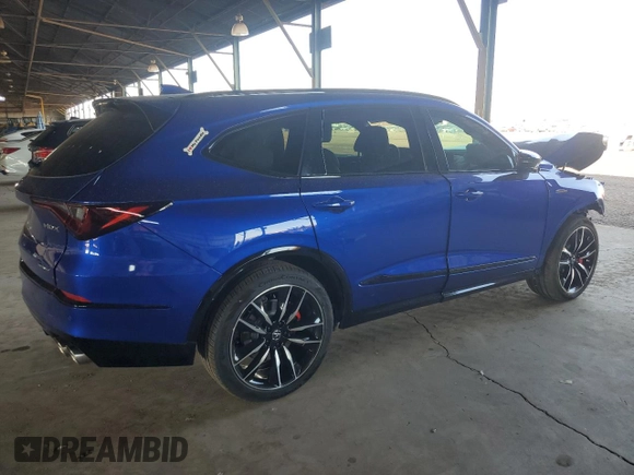 2024 Acura MDX Type S w/Advance Package with VIN 5J8YD8H80RL001033, listed as a Copart auction lot 72575024 with 7,237 mi miles and Salvage Title. Bid and sale history available at carsss.com. Image 3.
