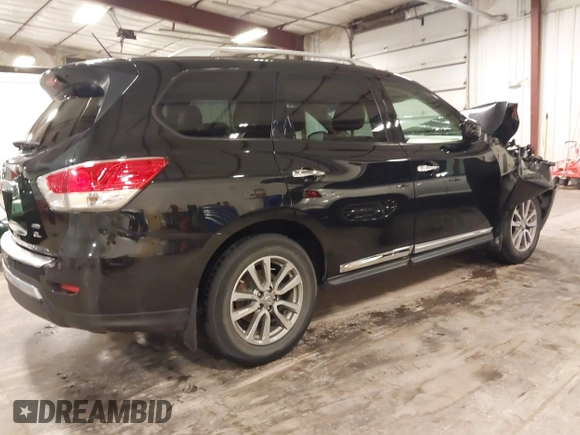 2015 Nissan Pathfinder SV z VIN 5N1AR2MM9FC632565, wystawiony jako IAAI lot #42250526 z przebiegiem 132 996 mil mil oraz . Historia ofert i sprzedaży dostępna na DreamBid. Obrazek 4.