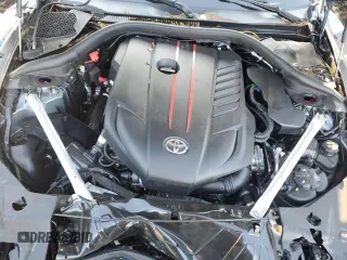 2022 Toyota GR Supra 3.0 with VIN WZ1DB0C08NW053820, listed as a Copart auction lot 41366175 with 13,429 mi miles and Salvage Title. Bid and sale history available at carsss.com. Image 12.