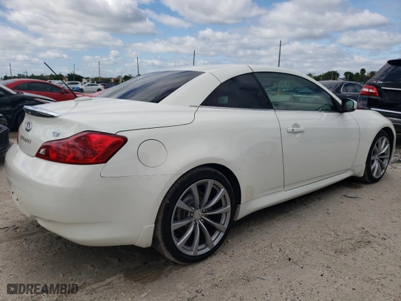2009 Infiniti G37 Convertible with VIN JNKCV66E59M721889, listed as a Copart auction lot 75276904 with 32,456 mi miles and Salvage Title. Bid and sale history available at carsss.com. Image 3.