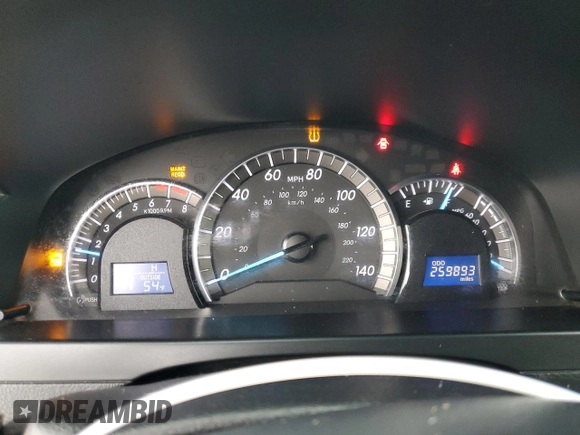 2012 Toyota Camry L with VIN 4T1BF1FKXCU611023, listed as a Copart auction lot 51102825 with 259,893 mi miles and Salvage Title. Bid and sale history available at carsss.com. Image 9.