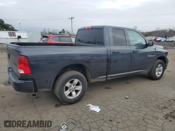 2018 Ram 1500 Express with VIN 1C6RR7FG9JS221779, listed as a Copart auction lot 85546044 with 97,391 mi miles and Salvage Title. Bid and sale history available at carsss.com. Image 3.