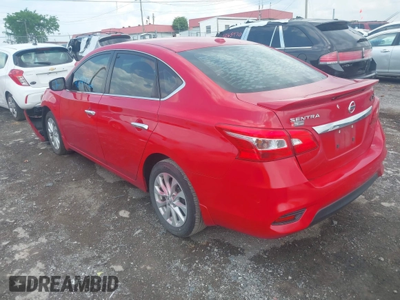 2019 Nissan Sentra SV with VIN 3N1AB7AP9KY233812, listed as a IAAI auction lot 42147766 with 83,006 mi miles and . Bid and sale history available at DreamBid. Image 3.